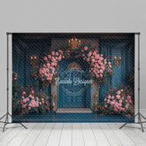 Lofaris Elegant And Floral Arch Door Sweet Wedding Backdrop